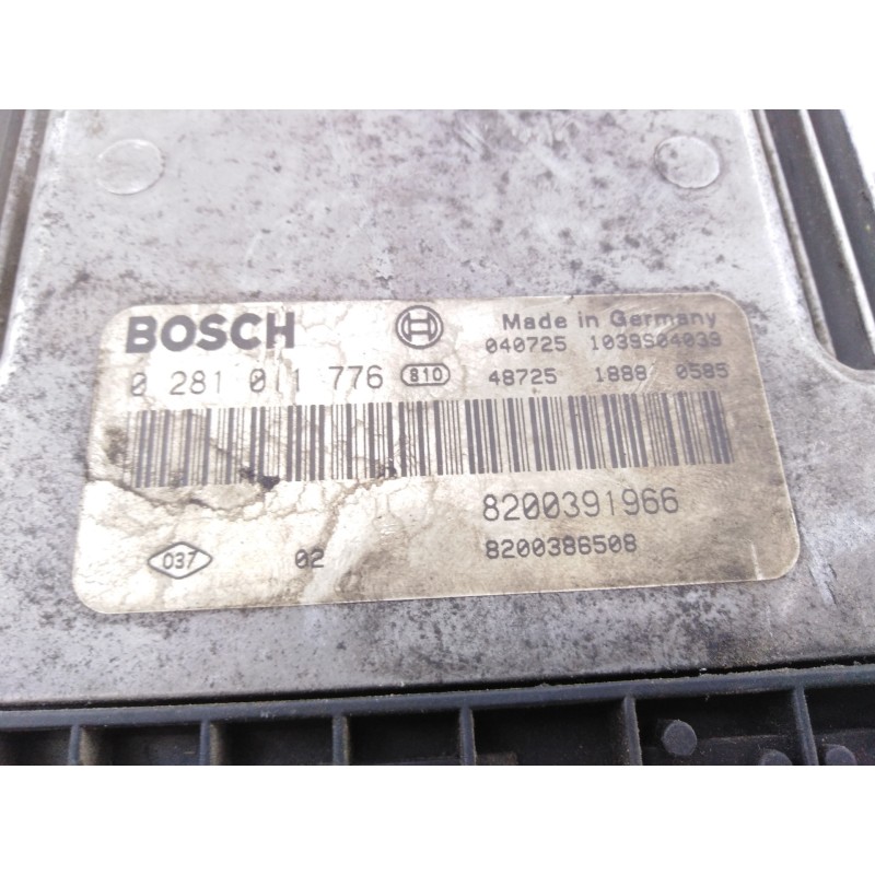 Recambio de centralita motor uce para renault scenic ii authentique referencia OEM IAM 8200391966 0281011776 E2-A1-32-8