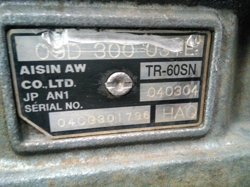 Recambio de caja cambios para volkswagen touareg (7la) tdi v10 referencia OEM IAM HAQ  M1-A1-45