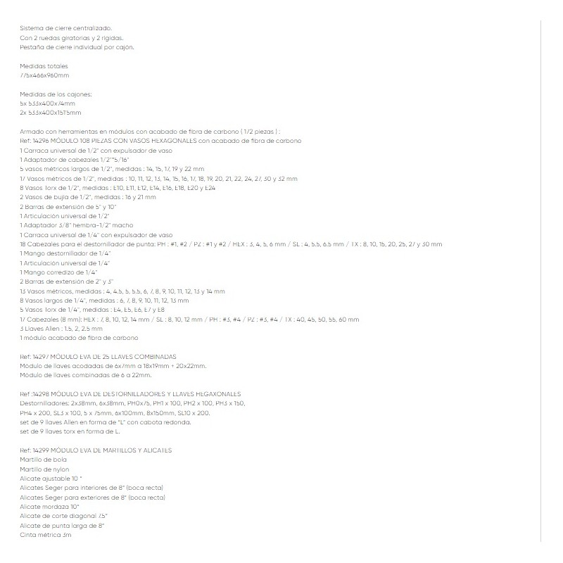 Recambio de carro herramientas para universal herramientas carro de herramientas 7 cajones verde referencia OEM IAM 53904 NUEVO 