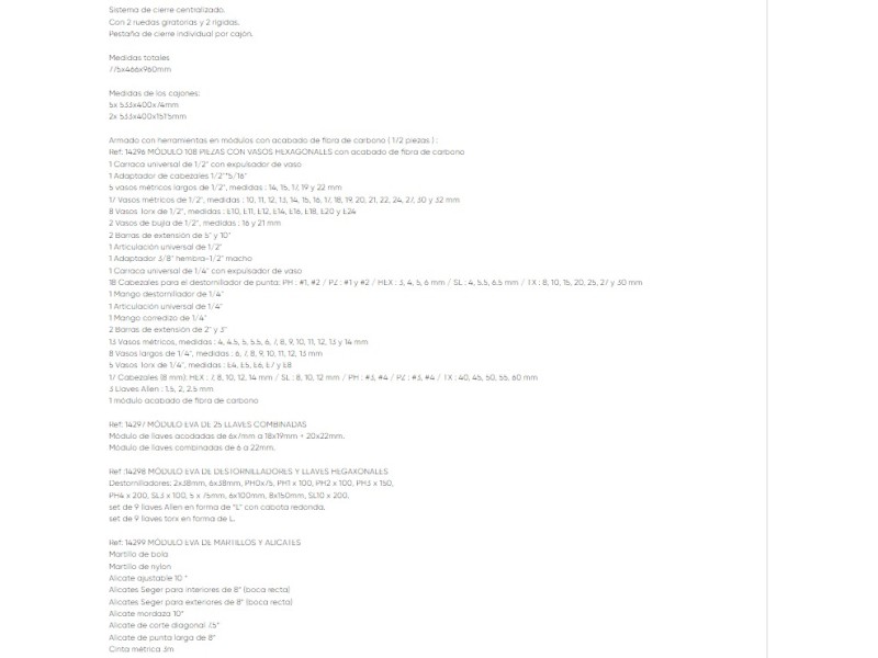 Recambio de carro herramientas para universal herramientas carro de herramientas 7 cajones verde referencia OEM IAM 53904 NUEVO 