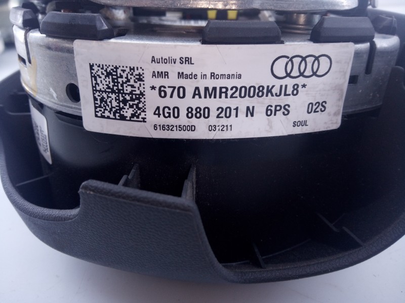 Recambio de airbag delantero izquierdo para audi a6 avant (4g5) 2.0 tdi referencia OEM IAM 4G0880201N 670AMR2008KJL8 E1-B6-7-2