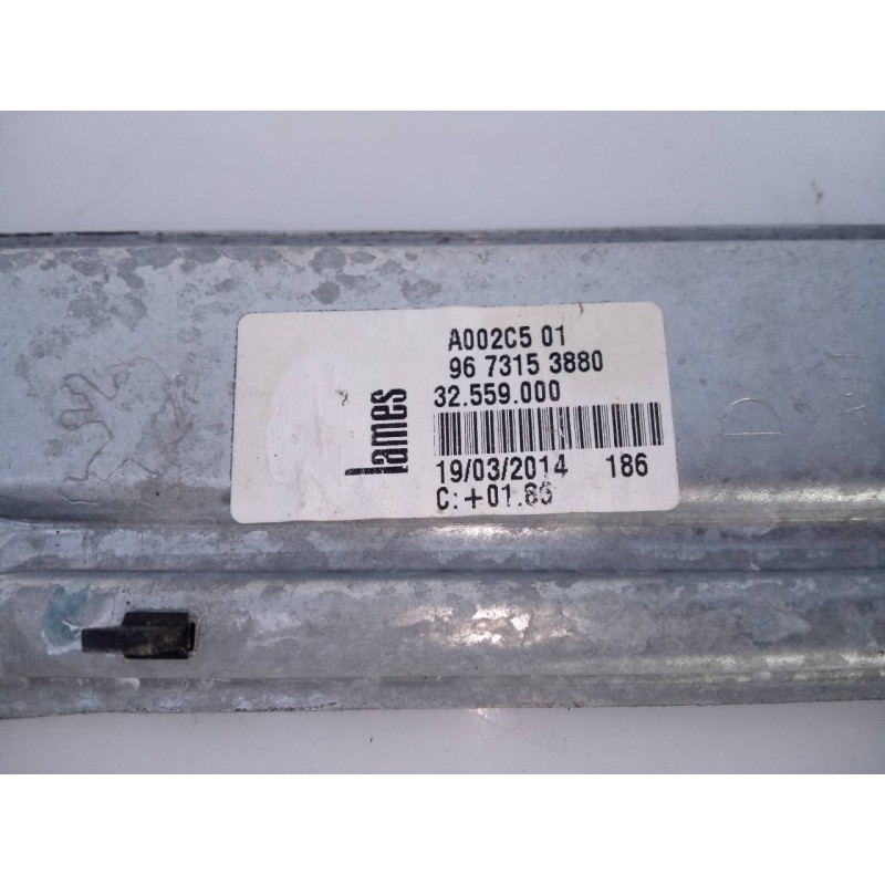 Recambio de elevalunas trasero derecho para peugeot 208 access referencia OEM IAM 9673153880  