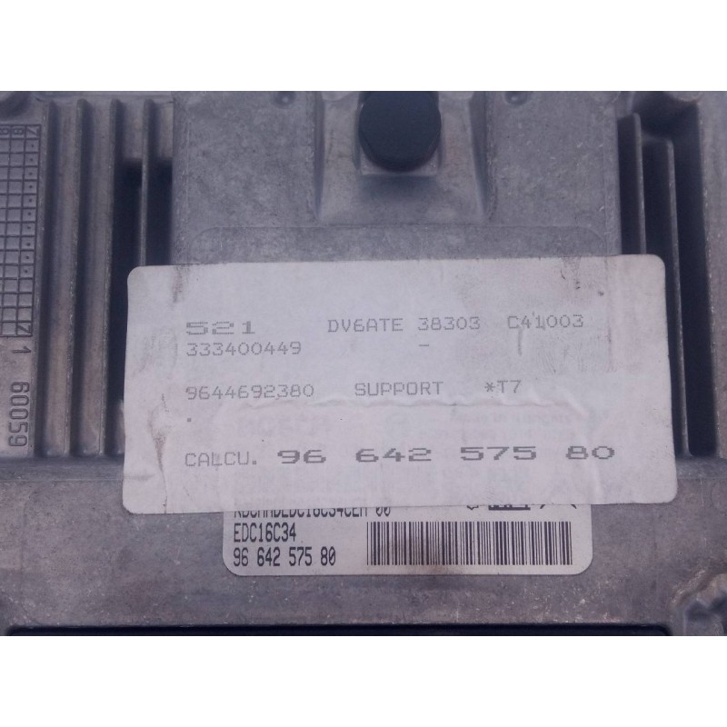 Recambio de centralita motor uce para peugeot 308 confort referencia OEM IAM 9664257580 9644692380 E3-B2-35-2