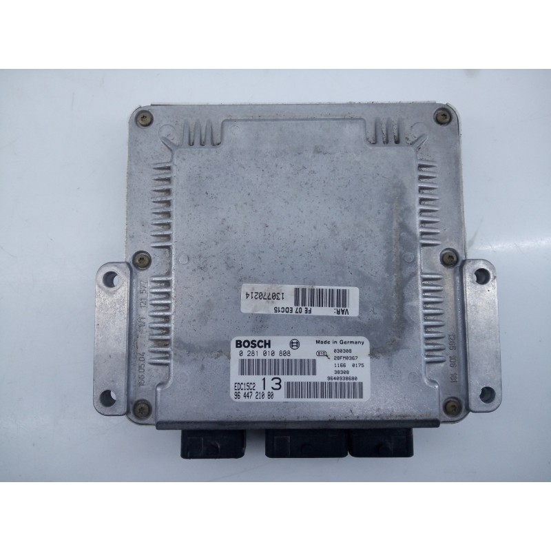 Recambio de centralita motor uce para citroën c5 berlina 2.0 hdi 90 sx/sx automático referencia OEM IAM 0281010808 9644721080 E3