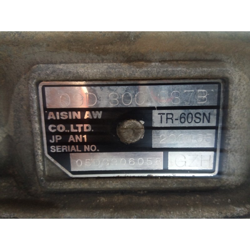 Recambio de caja cambios para volkswagen touareg (7la) tdi r5 referencia OEM IAM GZH TR60N M1-A1-116