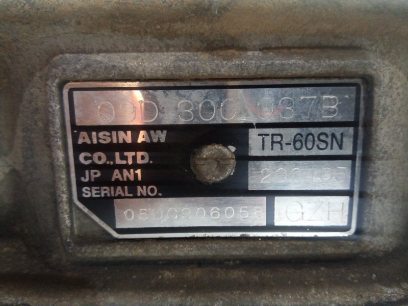 Recambio de caja cambios para volkswagen touareg (7la) tdi r5 referencia OEM IAM GZH TR60N M1-A1-116