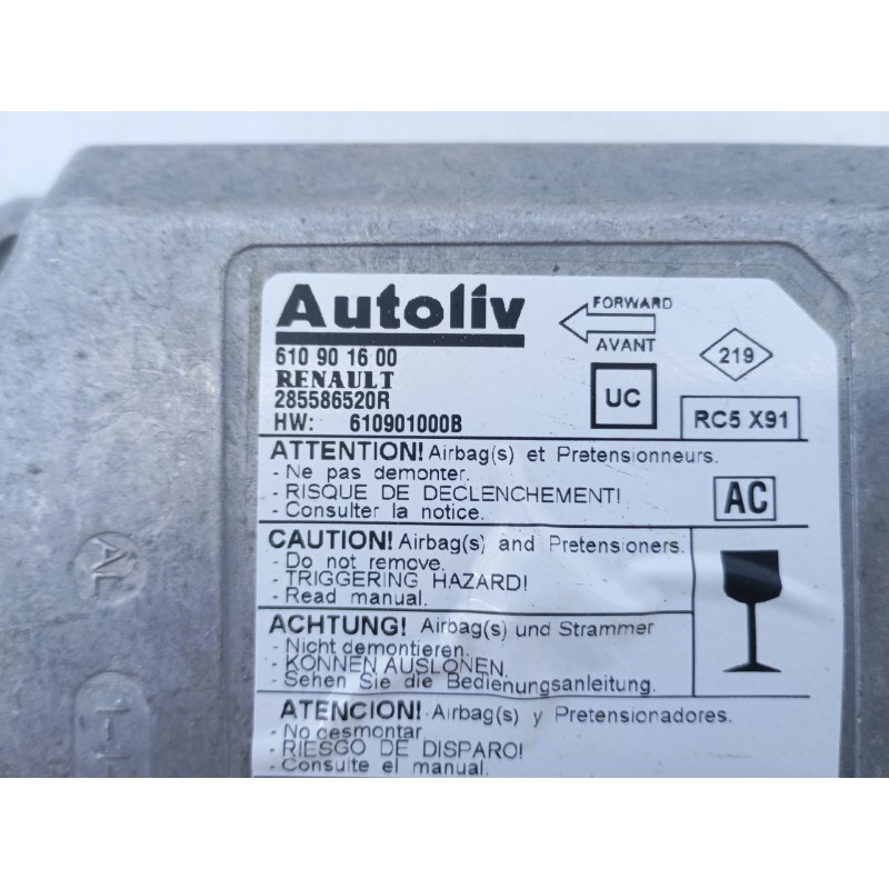 Recambio de centralita airbag para renault laguna iii referencia OEM IAM   