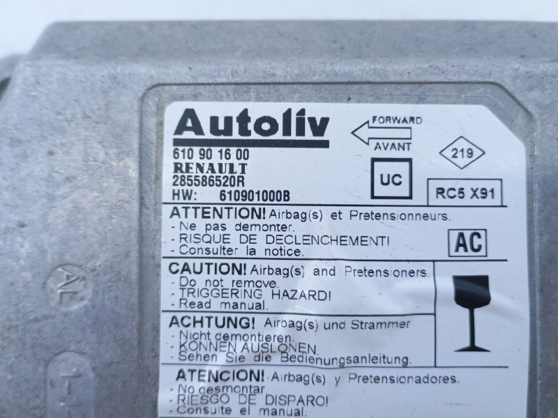 Recambio de centralita airbag para renault laguna iii referencia OEM IAM   