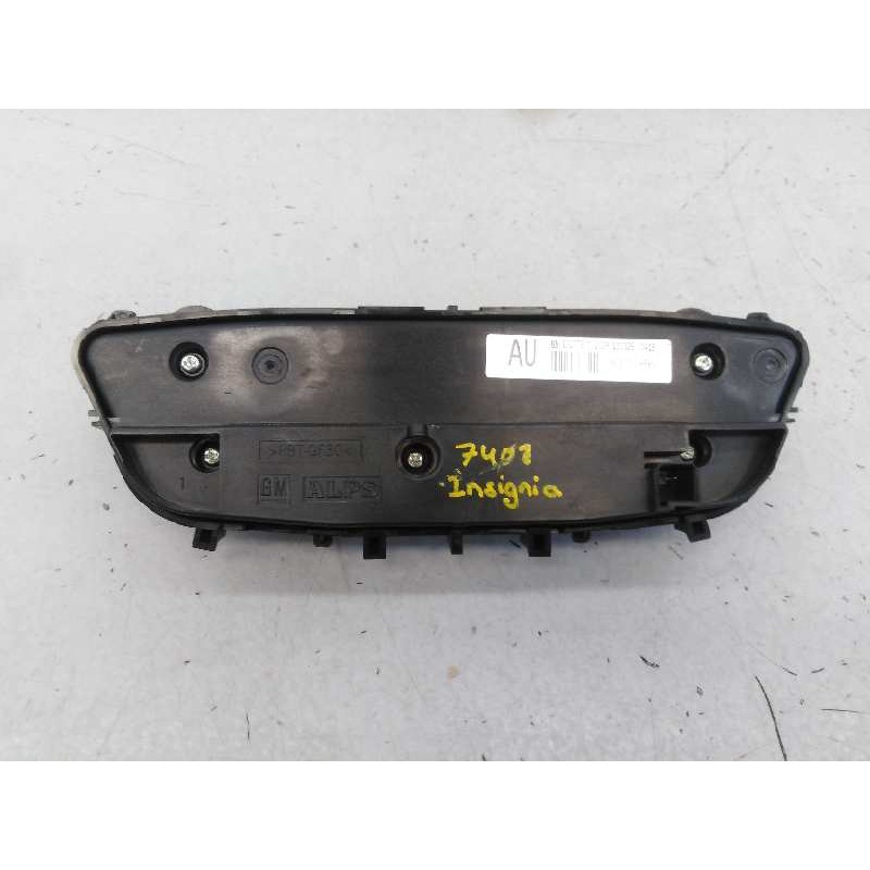Recambio de mando climatizador para opel insignia berlina cosmo referencia OEM IAM 13277870  E3-A5-39-4