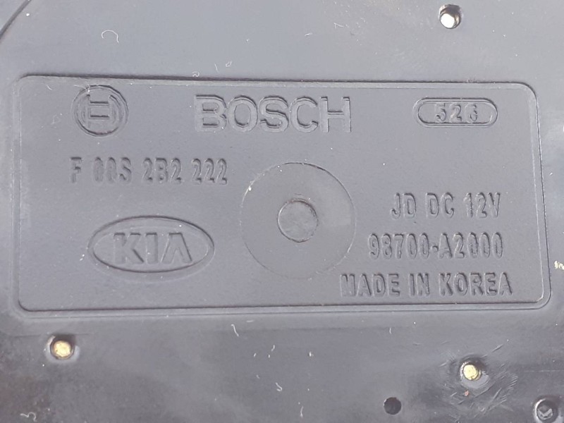 Recambio de motor limpia trasero para kia cee´d drive referencia OEM IAM 98700A2000 F00S2B2222 E2-B5-34-1