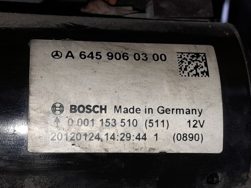 Recambio de motor arranque para mercedes-benz clase b sports tourer (w246, w242) b 180 cdi (246.200) referencia OEM IAM A6459060