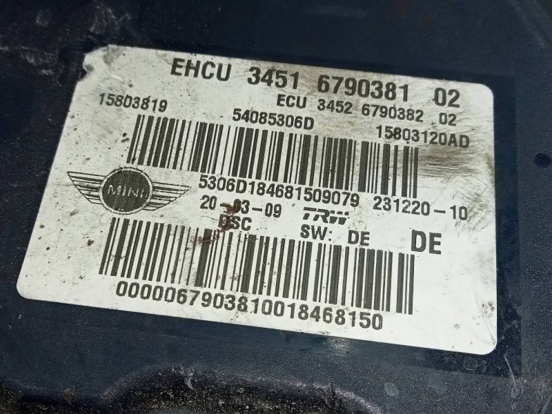 Recambio de abs para bmw mini (r56) cooper s referencia OEM IAM 3451679038102  P3-B8-23-4