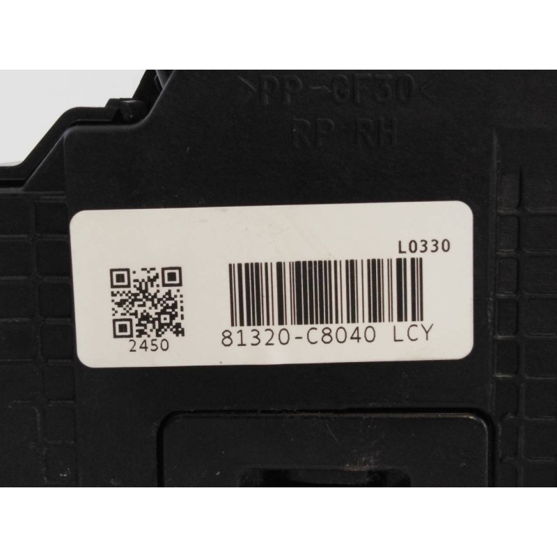 Recambio de cerradura puerta delantera derecha para hyundai i20 trend referencia OEM IAM 81320C8040  E2-B5-53-1