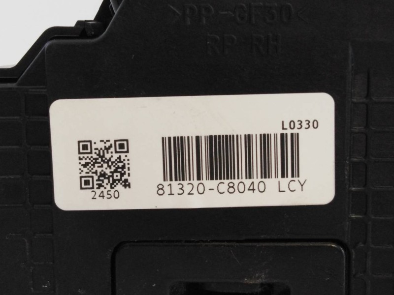 Recambio de cerradura puerta delantera derecha para hyundai i20 trend referencia OEM IAM 81320C8040  E2-B5-53-1