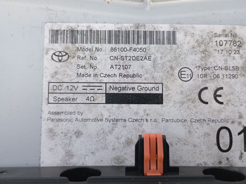 Recambio de sistema navegacion gps para toyota c-hr (x2, h2) phev hybrid awd gr sport referencia OEM IAM 86100F4050  