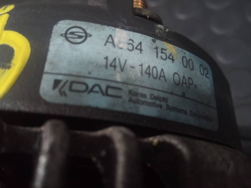 Recambio de alternador para ssangyong kyron 200 xdi premium 4wd referencia OEM IAM A6641540002  P3-A4-7-3
