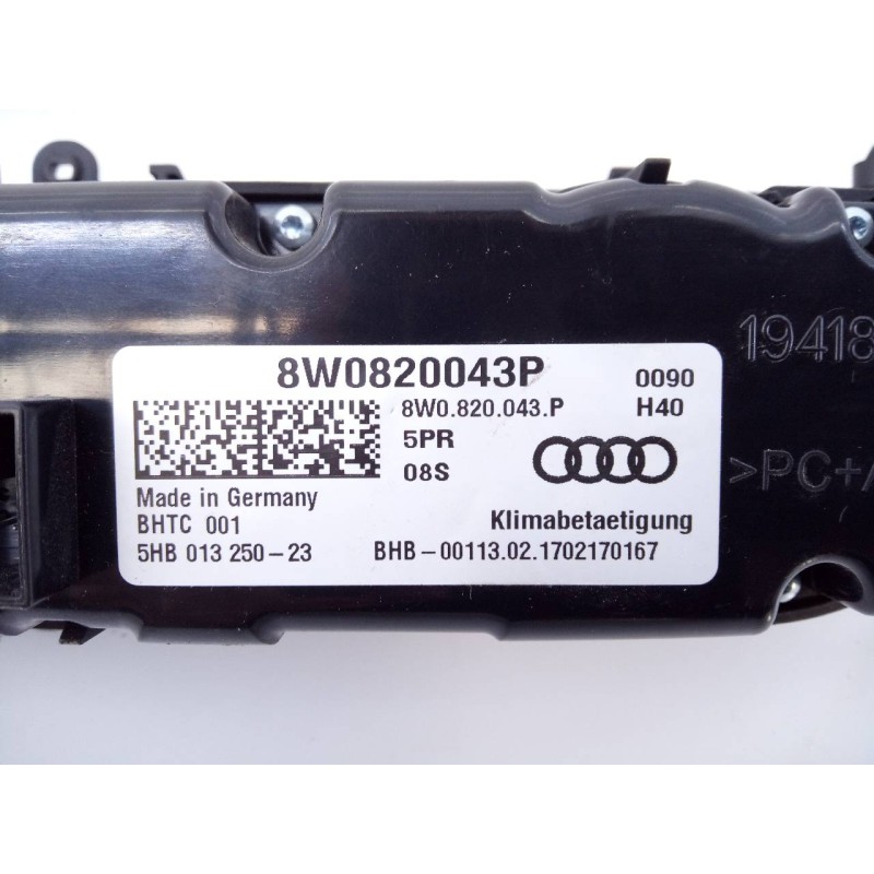 Recambio de mando climatizador para audi a5 sportback (f5a) sport quattro referencia OEM IAM 8W0820043P  E2-A1-29-2