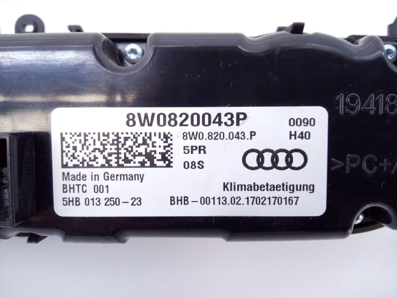 Recambio de mando climatizador para audi a5 sportback (f5a) sport quattro referencia OEM IAM 8W0820043P  E2-A1-29-2