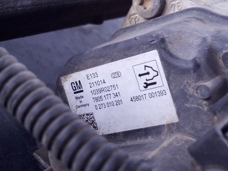 Recambio de cremallera direccion para opel zafira tourer selective referencia OEM IAM 7817974104G 0273010201 P1-B8-39