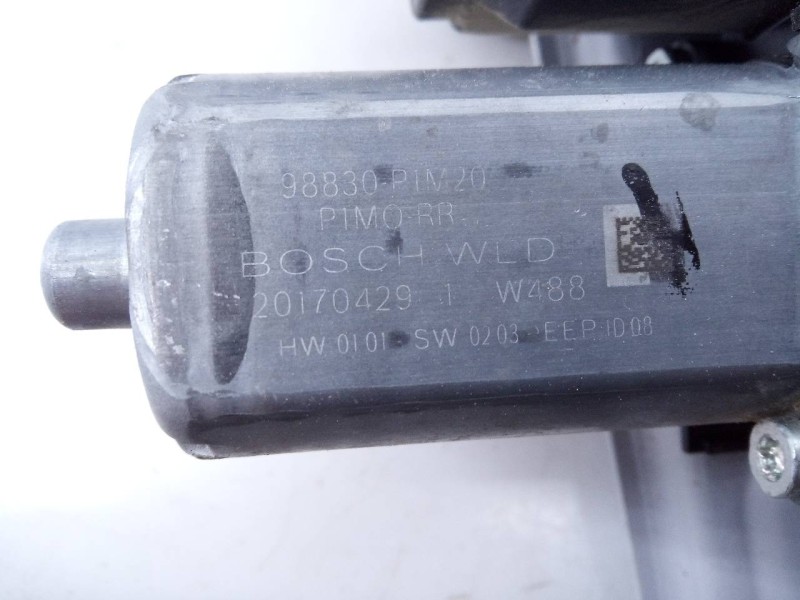 Recambio de elevalunas trasero derecho para opel crossland x excellence referencia OEM IAM 98830P1M20  E2-B6-60-2