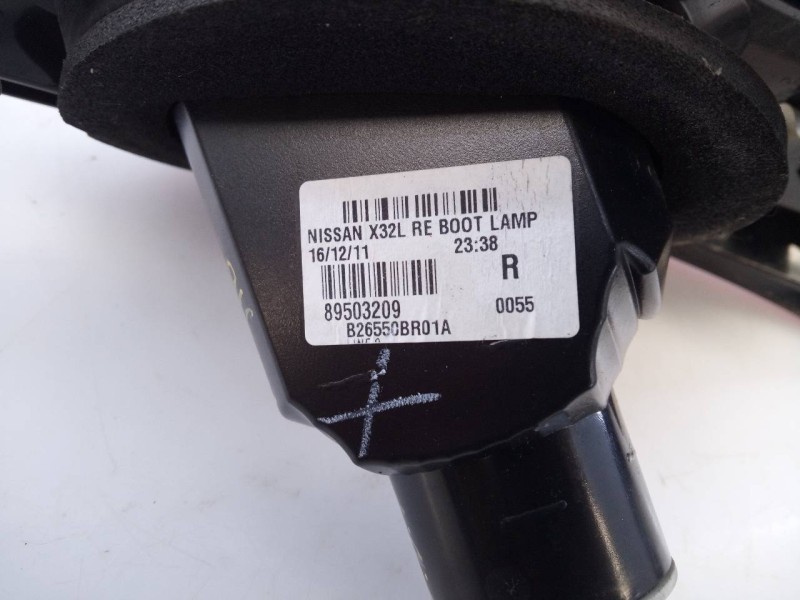 Recambio de piloto trasero derecho porton para nissan qashqai (j10) acenta referencia OEM IAM 89503209 B26550BR01A E2-A4-44-2