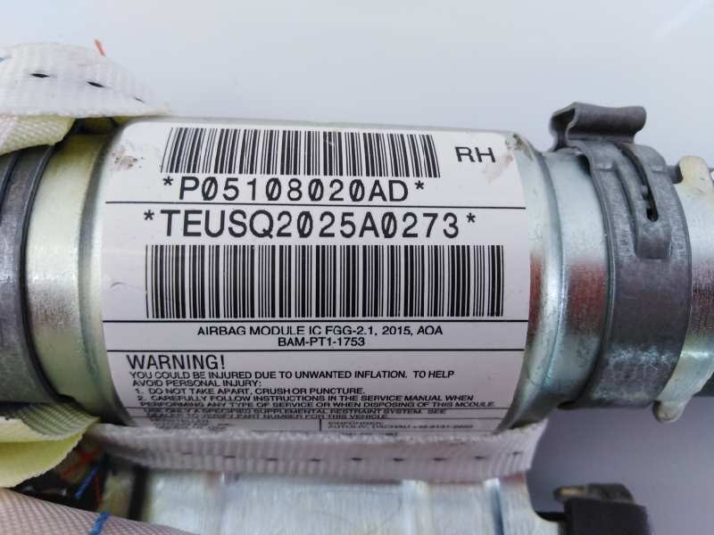 Recambio de airbag cortina delantero derecho para jeep gr.cherokee (wk) 3.0 crd summit referencia OEM IAM 68250174AH 4R257FEDFKN