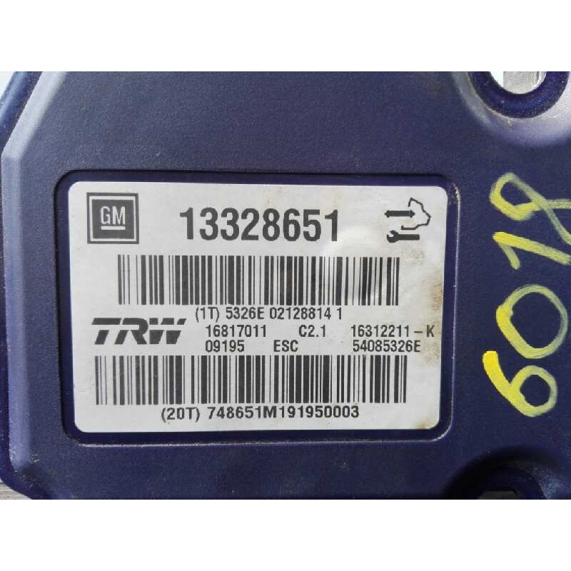 Recambio de abs para opel insignia berlina expression referencia OEM IAM 13328651 69184246 P3-A8-29-3
