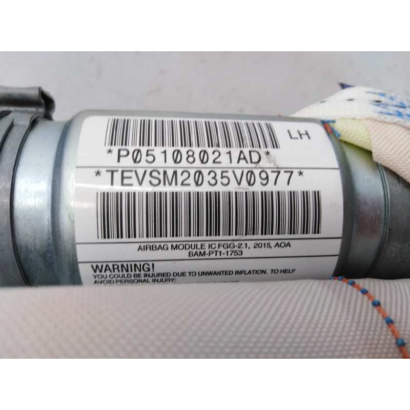 Recambio de airbag cortina delantero izquierdo para jeep gr.cherokee (wk) 3.0 crd summit referencia OEM IAM 68250175AH P05108021
