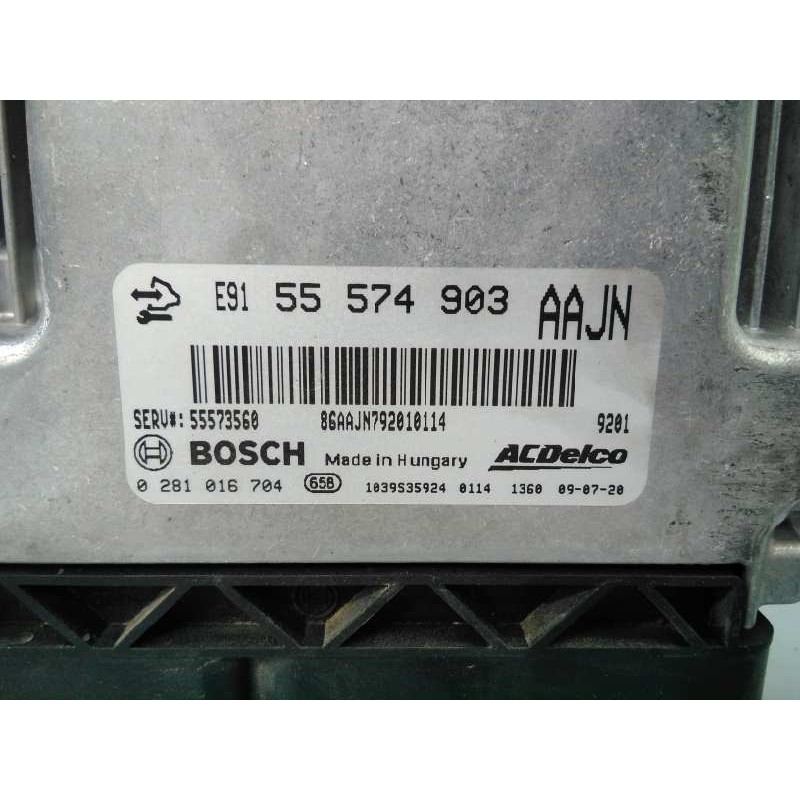 Recambio de centralita motor uce para opel insignia berlina expression referencia OEM IAM 55574903 0281016704 E3-A5-23-3