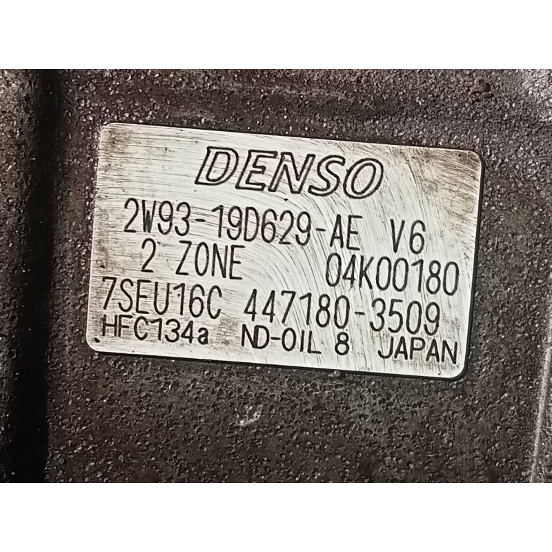 Recambio de compresor aire acondicionado para jaguar xf 3.0 v6 luxury referencia OEM IAM 4471803509 2W9319D629AE P3-A3-9-1