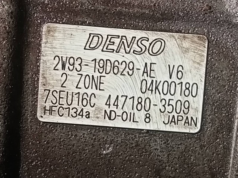Recambio de compresor aire acondicionado para jaguar xf 3.0 v6 luxury referencia OEM IAM 4471803509 2W9319D629AE P3-A3-9-1