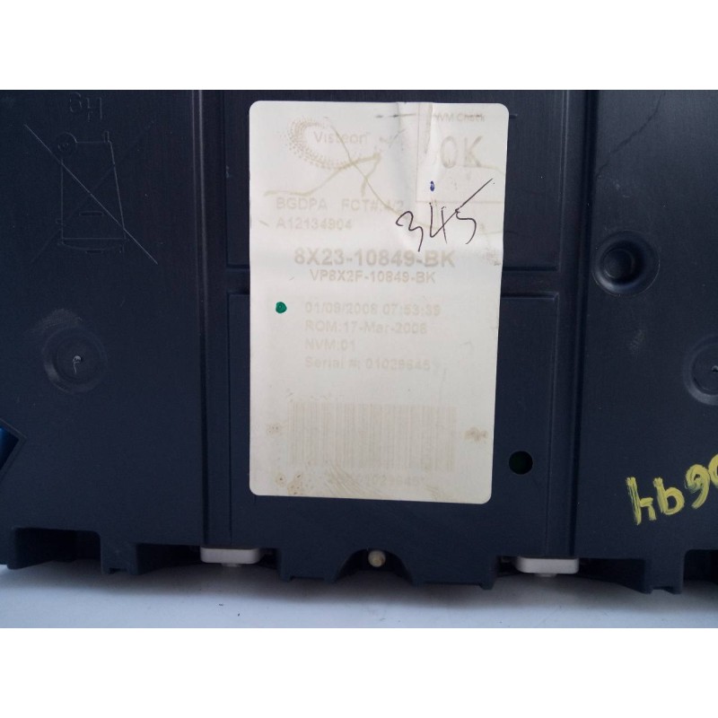 Recambio de cuadro instrumentos para jaguar xf 3.0 v6 luxury referencia OEM IAM 8X2310849BK VP8Z2F10849BK E3-B3-35-3