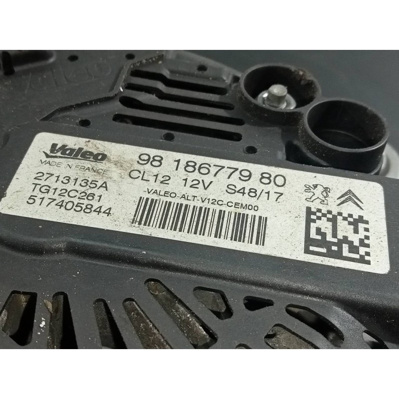 Recambio de alternador para citroën c3 live referencia OEM IAM 9818677980  P3-B6-14-3