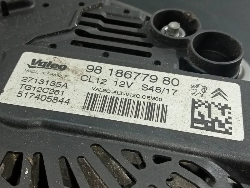 Recambio de alternador para citroën c3 live referencia OEM IAM 9818677980  P3-B6-14-3
