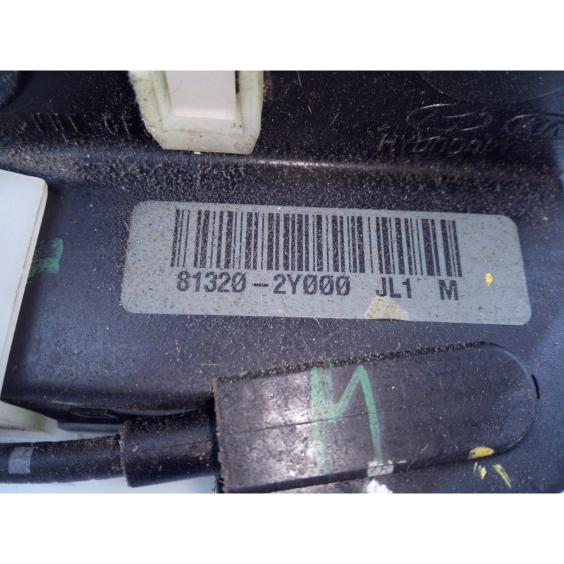 Recambio de cerradura puerta delantera derecha para hyundai ix35 style 2wd referencia OEM IAM 813202Y000  E2-B5-8-1