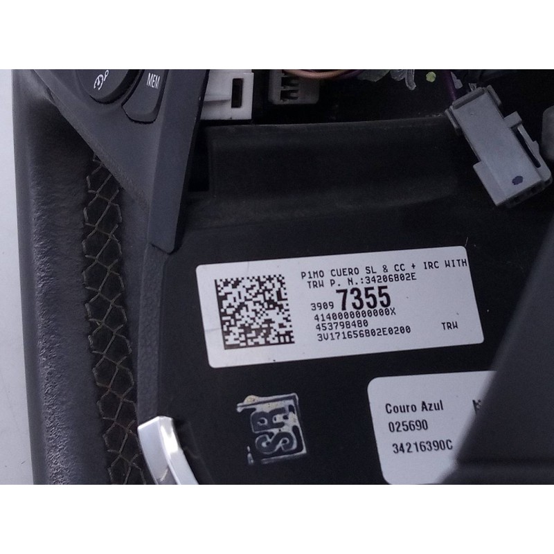 Recambio de volante para opel crossland x excellence referencia OEM IAM 39097355 34206802E E2-B6-29-2