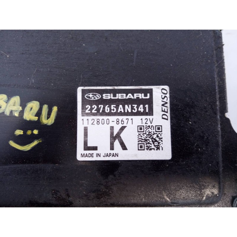 Recambio de centralita motor uce para subaru xv (g5) sport referencia OEM IAM 22765AN341 1128008671 E3-B6-26-1