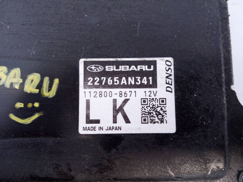 Recambio de centralita motor uce para subaru xv (g5) sport referencia OEM IAM 22765AN341 1128008671 E3-B6-26-1