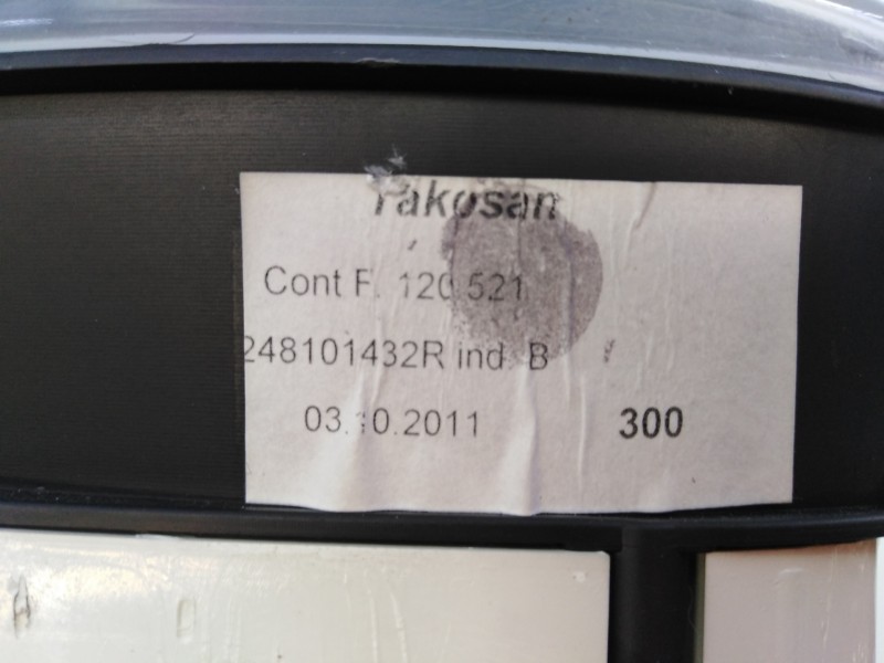 Recambio de cuadro instrumentos para dacia sandero laureate referencia OEM IAM 248101432R  E2-A1-7-1