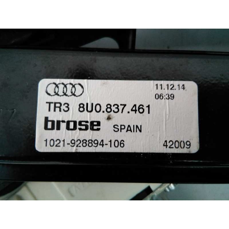 Recambio de elevalunas delantero izquierdo para audi q3 (8ug) sport referencia OEM IAM 8K0959801B 8U0837461 E1-B6-46-2