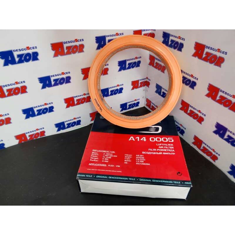 Recambio de filtro aire para audi a3 (8l) referencia OEM IAM A140005 FILT. AIRE AUDI 80 1.3/1.6/1.8/1.9/100/ VW GOLF 1.6 NUEVO