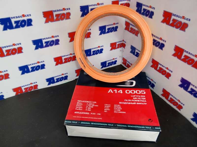 Recambio de filtro aire para audi a3 (8l) referencia OEM IAM A140005 FILT. AIRE AUDI 80 1.3/1.6/1.8/1.9/100/ VW GOLF 1.6 NUEVO