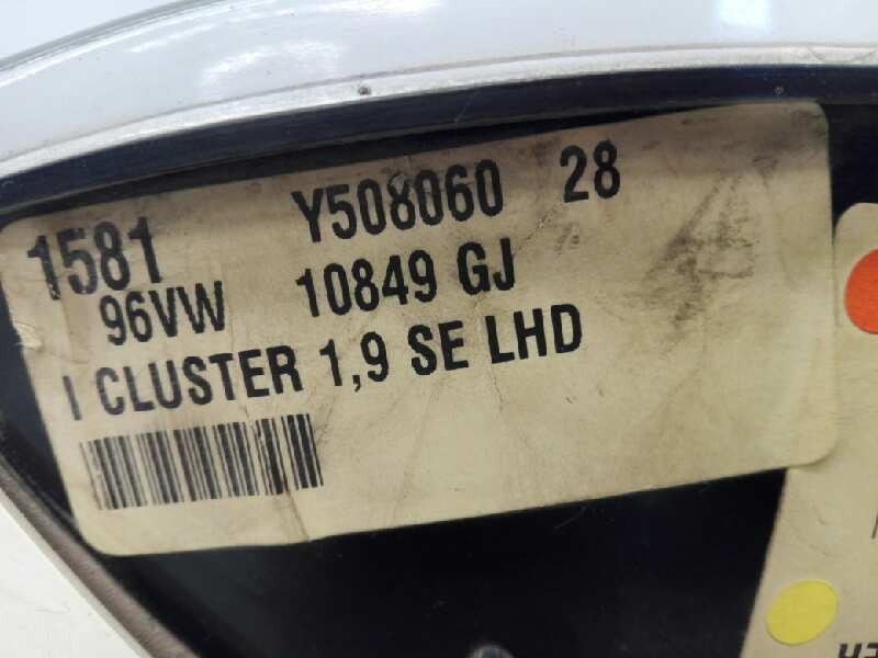 Recambio de cuadro instrumentos para seat alhambra (7v8) nostrum referencia OEM IAM 1581Y50806028 96VW10849GJ E2-A1-5-6