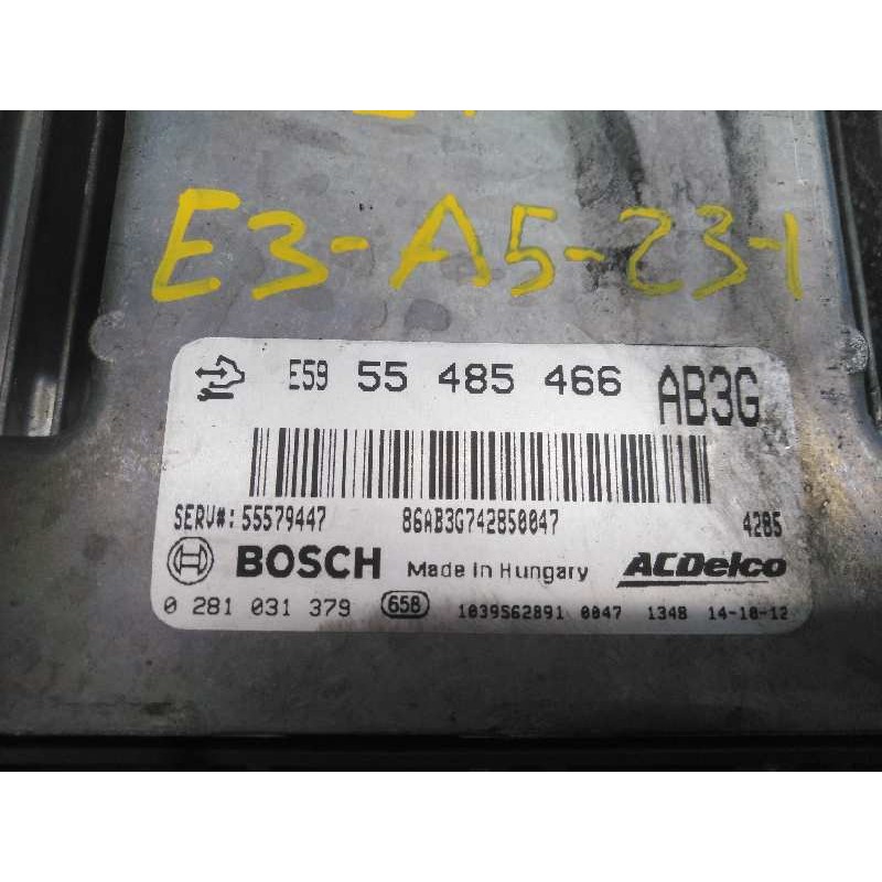 Recambio de centralita motor uce para opel zafira tourer selective referencia OEM IAM 22878965 E5955485466 E3-A5-23-1