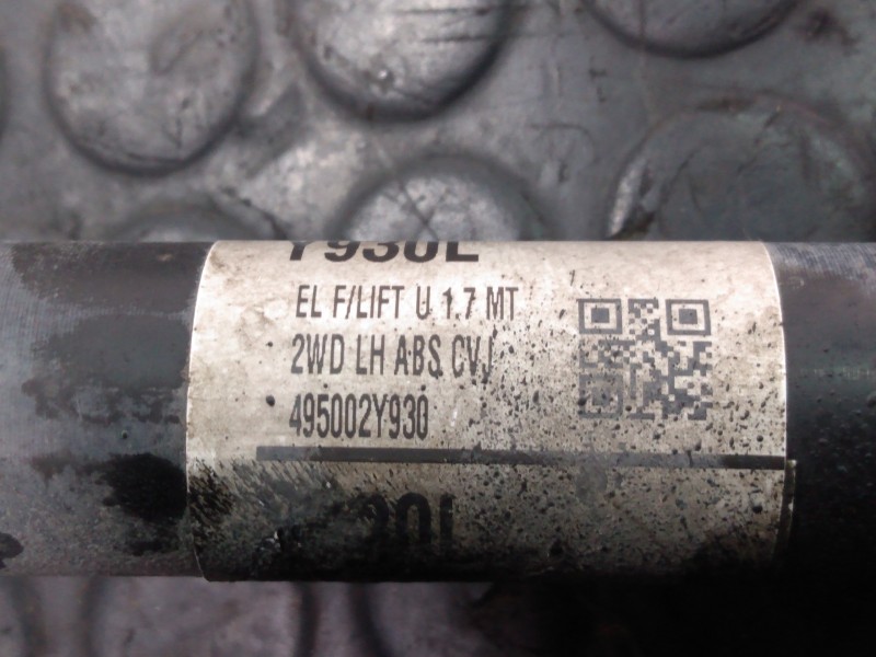 Recambio de transmision delantera izquierda para hyundai ix35 style 2wd referencia OEM IAM Y930L  P1-A6-34