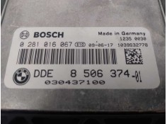 Recambio de centralita motor uce para bmw serie 1 coupe (e82) 120d referencia OEM IAM 0281016067 8506374 E3-A2-36-3 2