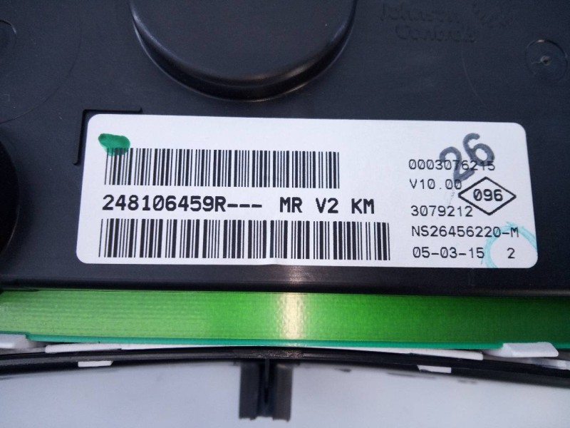 Recambio de cuadro instrumentos para dacia sandero stepway referencia OEM IAM 248106459R  E2-A1-13-8