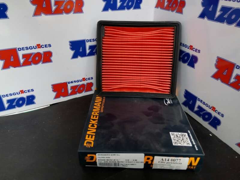 Recambio de filtro aire para nissan micra (k11) referencia OEM IAM A140077 FILT. AIRE NISSAN MICRA 1.0 SLX/1.3 SLX 8/92--> 