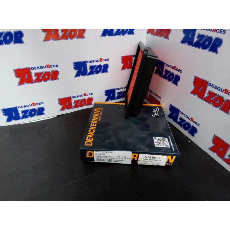 Recambio de filtro aire para nissan micra (k11) referencia OEM IAM A140077 FILT. AIRE NISSAN MICRA 1.0 SLX/1.3 SLX 8/92--> 