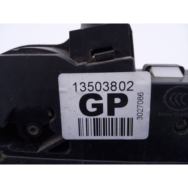 Recambio de cerradura puerta delantera derecha para chevrolet cruze lt referencia OEM IAM 13503802  E2-B6-54-1